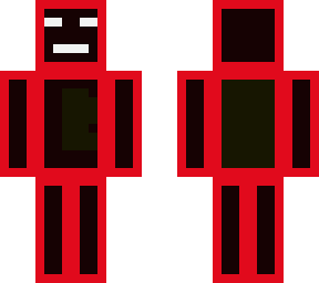 red and black skin