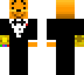 tuxedo pooh w/airpods and infinity gauntlet