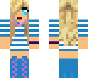 azurekitty blue & white dress