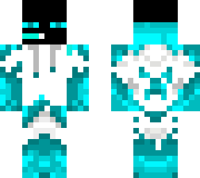 enderman teal and white