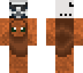 ewok with stortrooper helmet