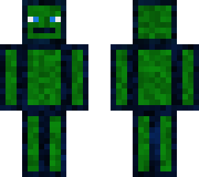 green and black ish blue