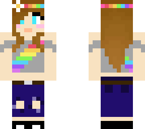 pride girl rainbow