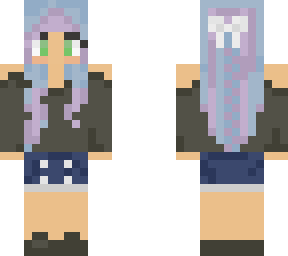 purple basic girl