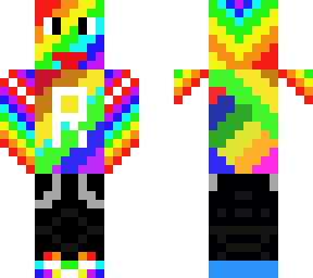 rainbow skin