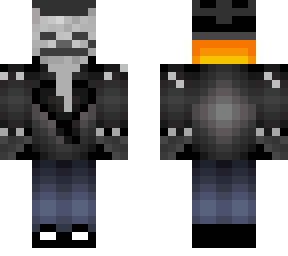 skeleton biker penguin