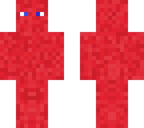 steve hiding in a red building?