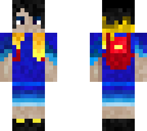 blue girl