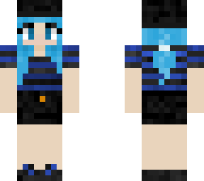 blue girl