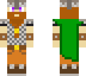 chain mail dwarf with green cloak