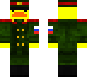 commisar duck (with russian flag)