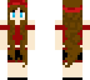 dark and red outfit