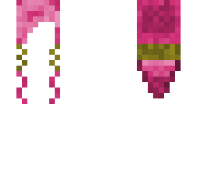 dirty blonde with pink hair base