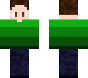 evan - striped green