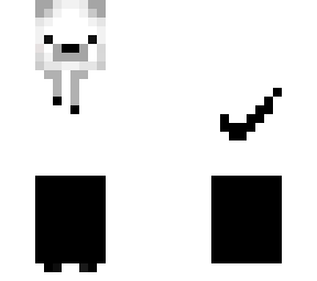polar bear in nike sweatshirt and hood