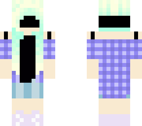 remake of summer mint hair girl