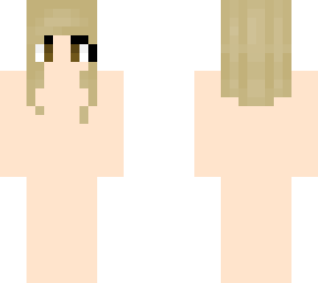 short-haired blonde girl hair template/base