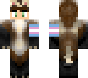 trans pride ferret boy