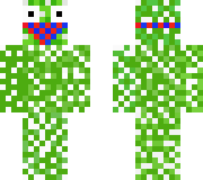 a creeper with a mask