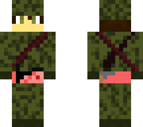 army man with double pistals
