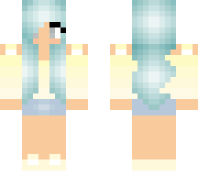 blue hair girl