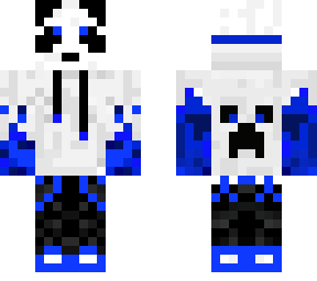 blue panda