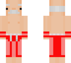 grandpa with red pants