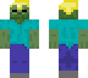 zombie with gold helment