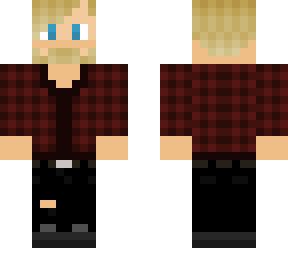 blond plaid guy