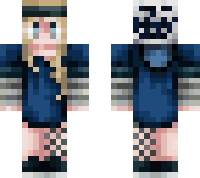 blonde and blue