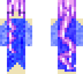 blue gown
