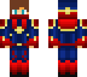 captain marvel boy w brown hair hood comes off
