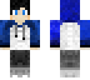 chill blue skin (stentik skin with black hair)