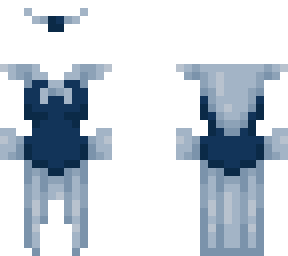 female warrior outfit base, blue