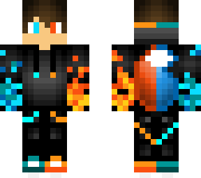 ice and fire wolf boy