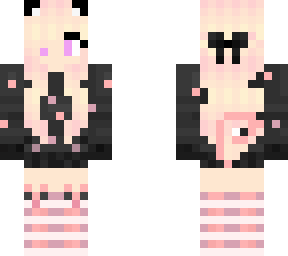 kawaii cat girl edit version (pink eyes) by saki