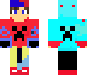 mario creeper with yellow jeans