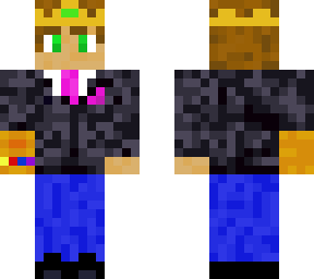 normal dude, with thanos gauntlet