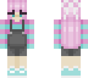 pastel pink & blue