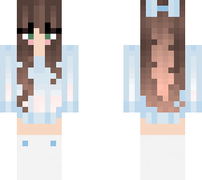 blue cute girl