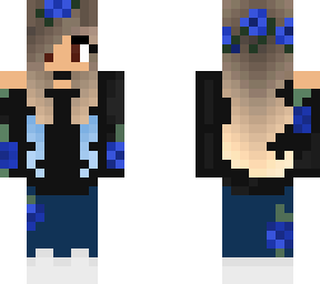 blue rose girl