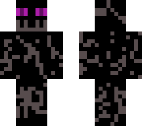 boy in enderman suit