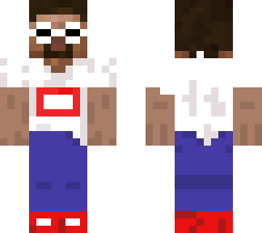 clout goggles steve w/ airpods and red shoes