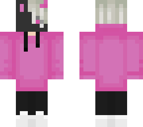 pink demon mask