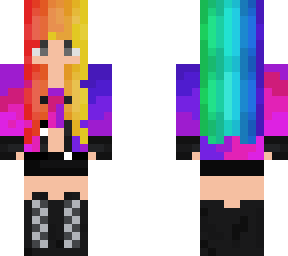 rainbow girl