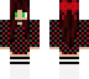 red plaid dress
