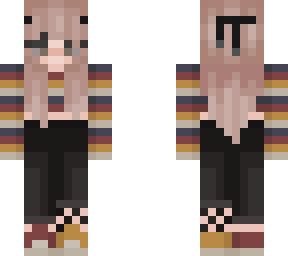 striped girl