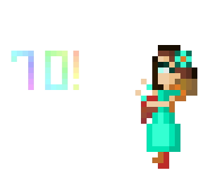 70 followers!