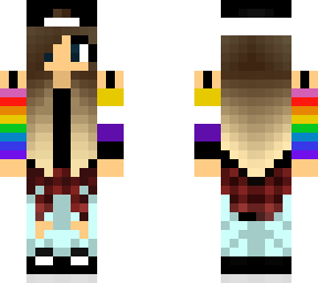 enby teen w/ flag sleeves