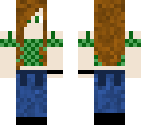 aiko - green check crop top